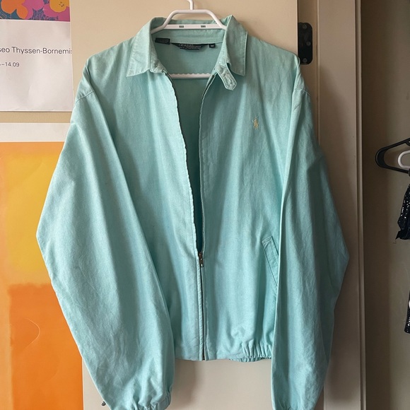 Light blue POLO Jacket - Picture 1 of 8
